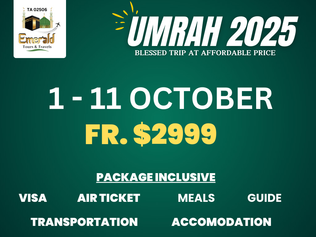 1 - 11 October 2025 package